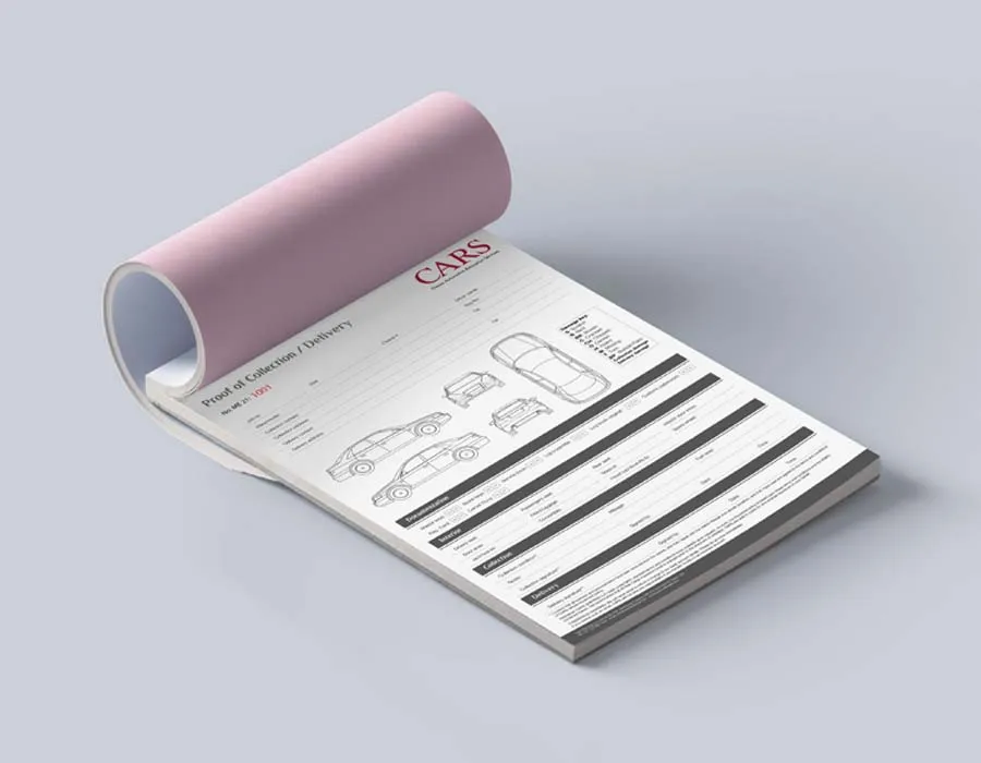 Workshop Invoice Book